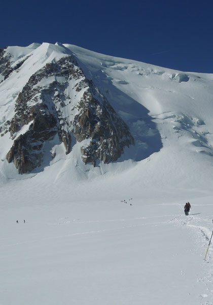 Winter mountaineering in the European Alps: Technical level 1