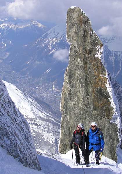 Winter mountaineering in the European Alps: technical level 3