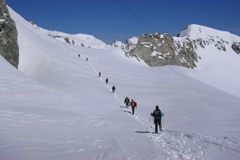 Mountaineering in the European Alps: Technical level 1