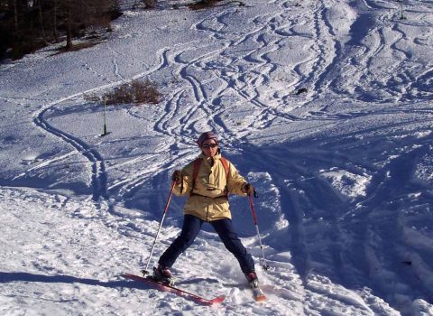 Ski mountaineering in the European Alps: technical level 1